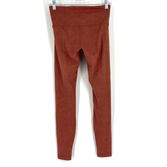 Lululemon Always On High Rise Tight Sky Wash Print Rustic Clay Size 6 - Picture 2 of 7